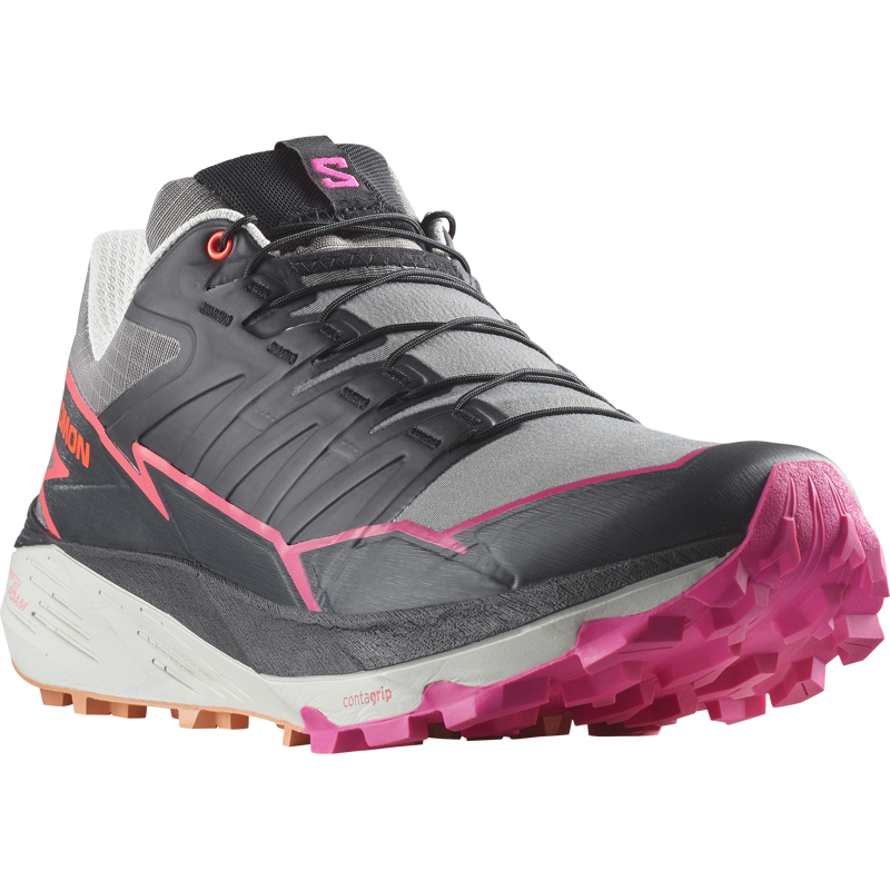 Salomon Thundercross Men's Trail/Fell Running Shoe in Plum Kitten/Black/Pink Glow-5